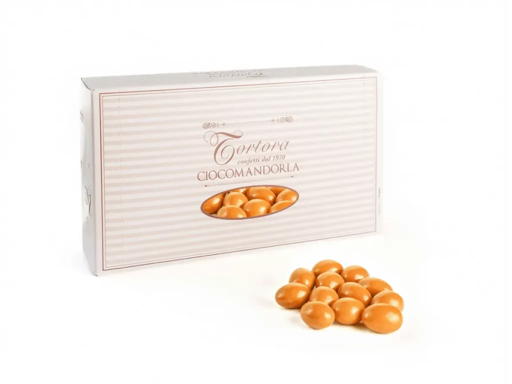 Cioccomandorla Classico - Confetti al cioccolato bianco e fondente Arancione