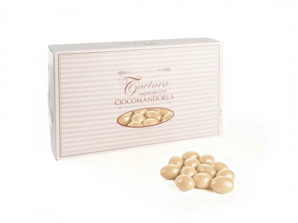 Cioccomandorla Classico - Confetti al cioccolato bianco e fondente Beige
