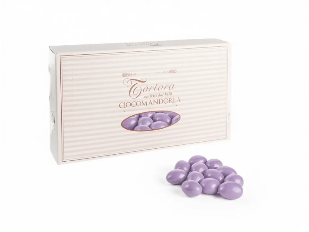Cioccomandorla Classico - Confetti al cioccolato bianco e fondente Lilla