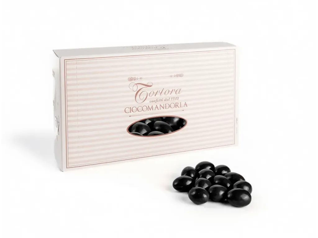 Cioccomandorla Classico - Confetti al cioccolato bianco e fondente Nero