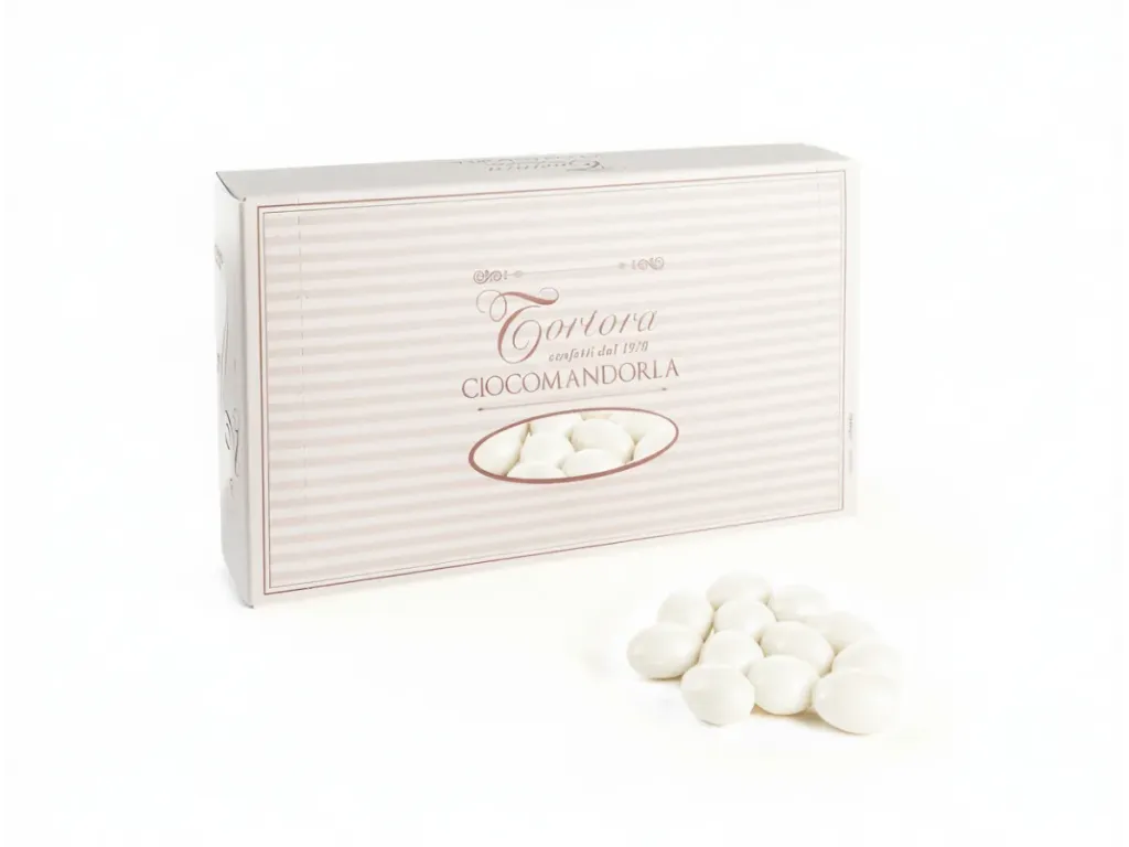 Cioccomandorla Classico - Confetti al cioccolato bianco e fondente Bianco