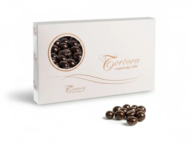 Confetti Dragées al chicco di caffè ricoperta di cioccolato fondente