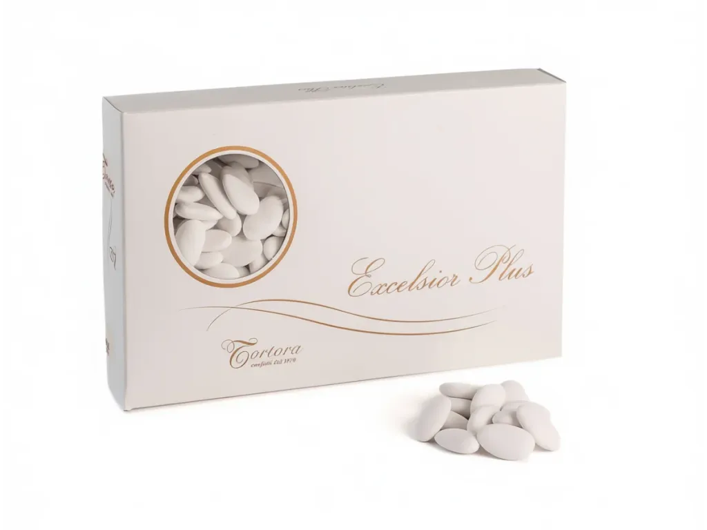 Confetti Bianchi Excelsior Plus con Mandorla Siciliana