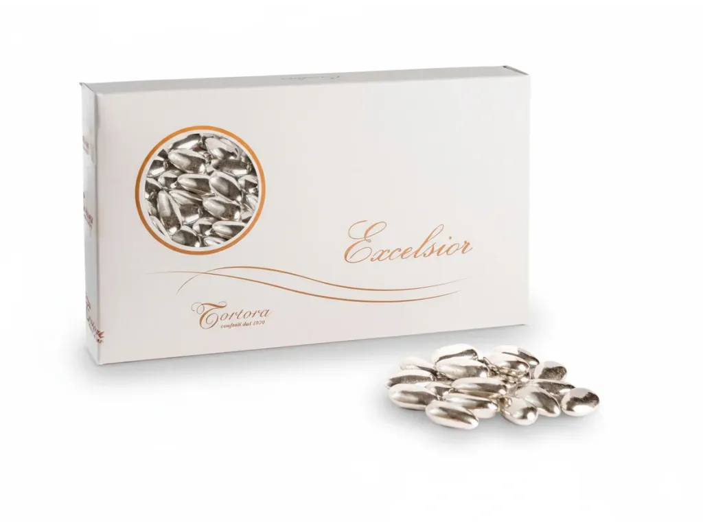 Confetti Excelsior con Mandorla Spagnola Argento