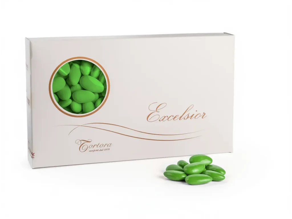 Confetti Excelsior con Mandorla Spagnola Verde